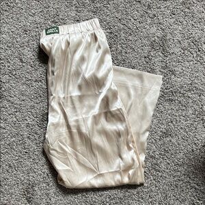 Daily Drills Silky Resort Pant - Cream